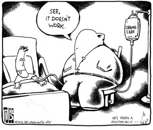 Obamacare cartoon