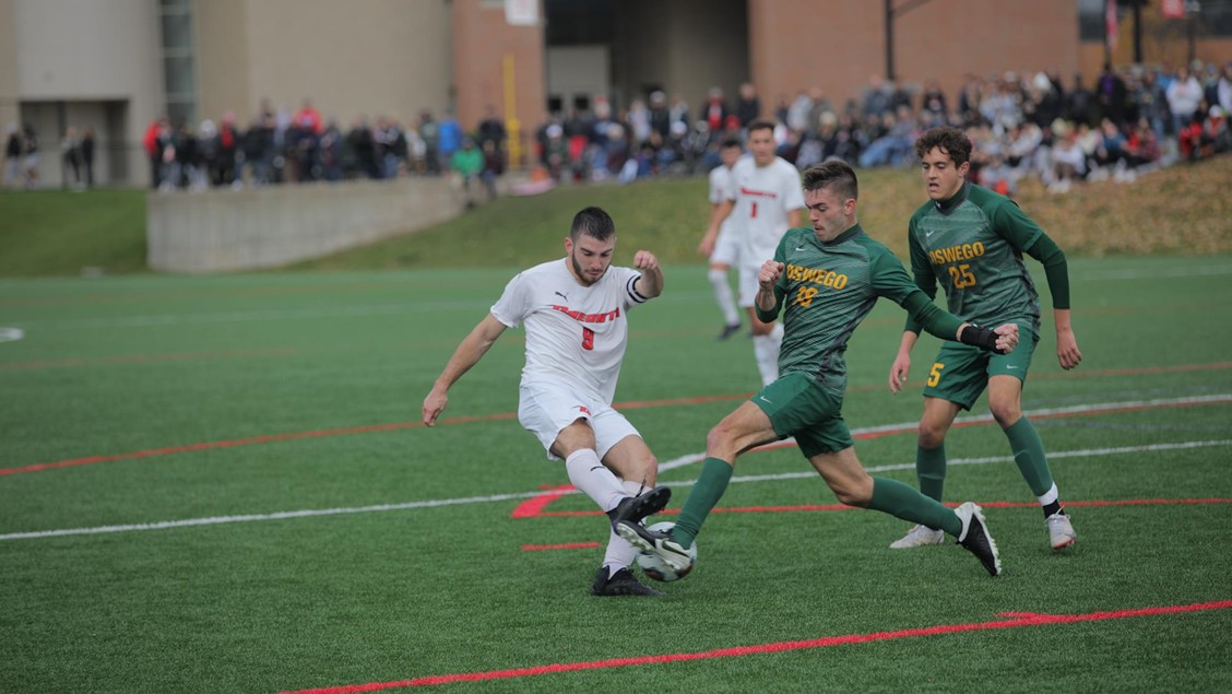 Men’s Soccer Falls to Oswego in PK Shootout – The State Times