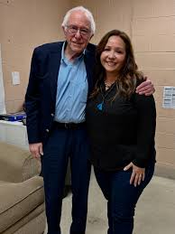 Adelita Source: @berniesanders & @adelitaforcongress via Instagram